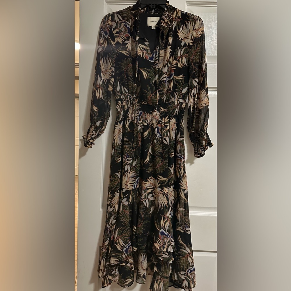 I. Madeline long floral dress with long sleeves